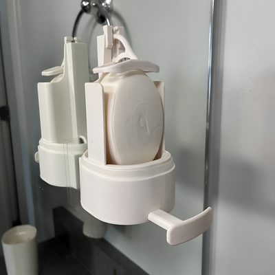 Wall-Mounted Soap Dispenser For Convenient Bar Soap Storage