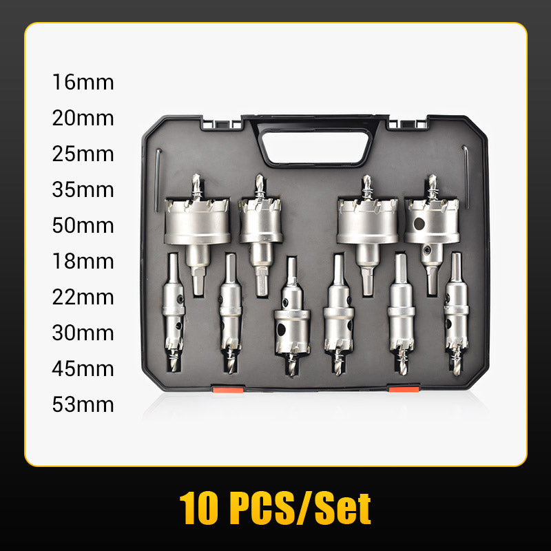 Carbide-Tipped Hole Cutter For Metal Cutting And Drilling Tools