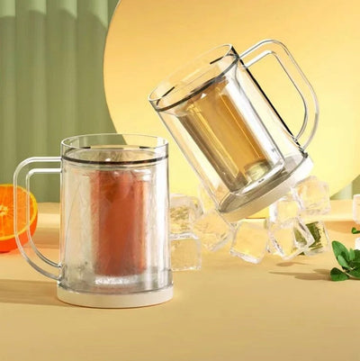 Double-Layer Freezing Cup For Instant Chill Beer And Cold Drinks
