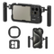 Phone Cage Video Rig With Dual Handles For IPhone 15 Pro Filmmaking