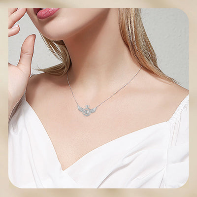 Angel Wings Necklace Elegant Pendant Jewelry For Women Gift