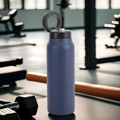 Water Bottle With Magnetic Phone Mount For Hands-Free Convenience