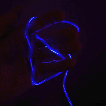 3-in-1 Magnetic Charging Cable Rotating Streamer Data Cable