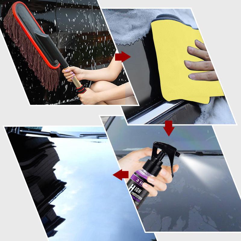 Car Duster With Extendable Telescoping Handle For Easy Cleaning