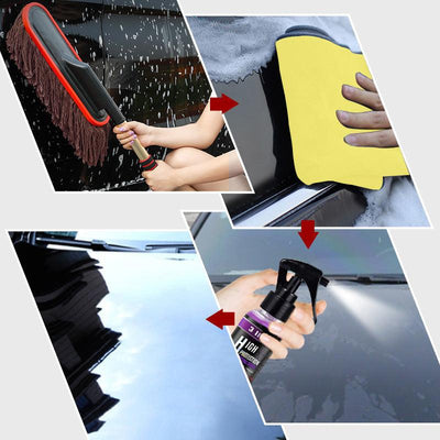 Car Duster With Extendable Telescoping Handle For Easy Cleaning