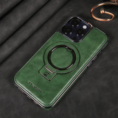 Leather Magnetic Phone Case Stand Holder For Mobile Devices