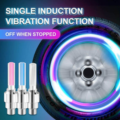Waterproof LED Wheel Lights For Cars And Bikes Durable Bright