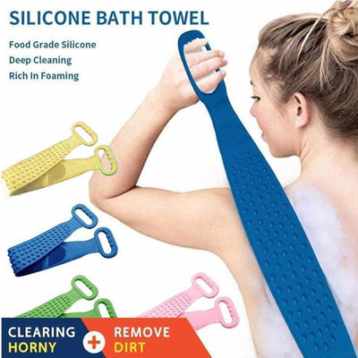 Silicone Bath Towel Soft Absorbent Quick Drying Spa Towel