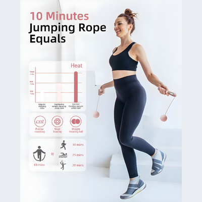Cordless Jump Rope For Easy Indoor And Outdoor Fitness Training