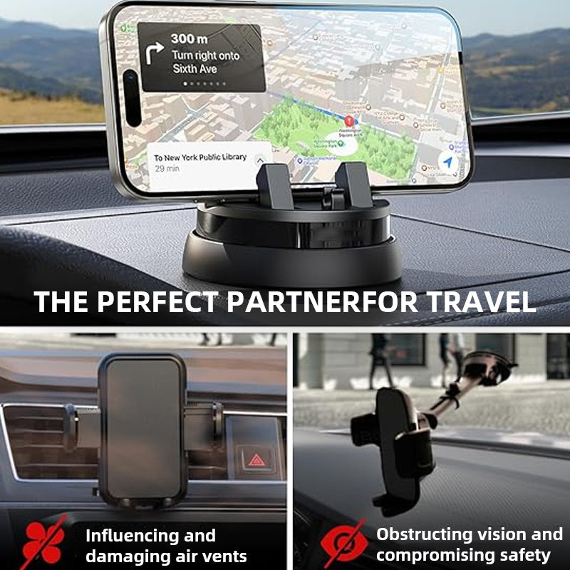 360 Degree Rotatable Phone Holder With Non Slip Grip For Phones