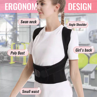 Back Posture Corrector For Comfortable Spine Alignment And Support