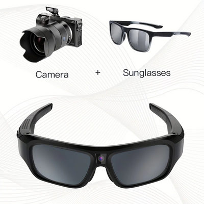 HD Recording Sunglasses With Built-In Camera For Hands-Free Use