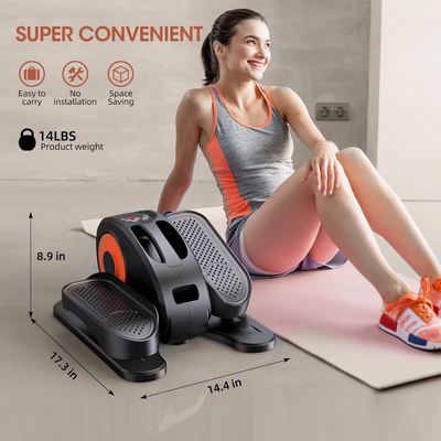 Under Desk Elliptical Pedal Exerciser For Home Office Fitness
