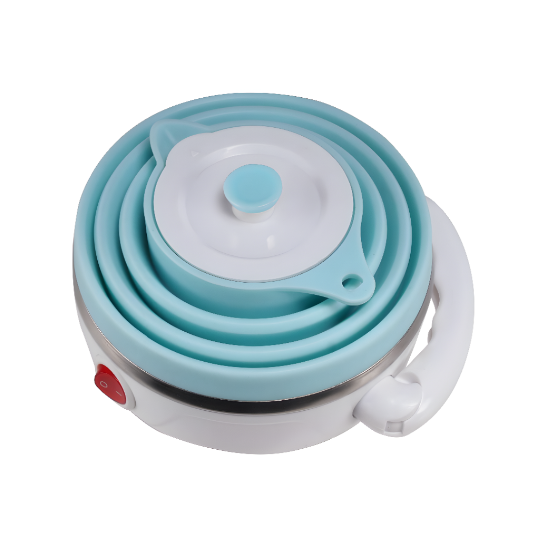 Foldable Electric Travel Kettle Portable Lightweight Compact Heating Cup