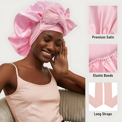 Silk Sleep Bonnet For Hair Protection And Smooth Styling
