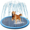 Dog Splash Pad Outdoor Water Play Mat For Dogs And Kids