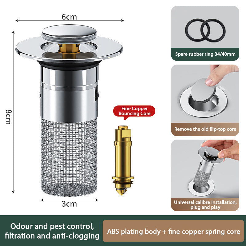 Stainless Steel Floor Drain Filter For Odor Control And Pest Prevention