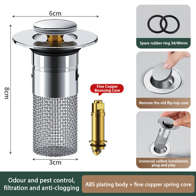 Stainless Steel Floor Drain Filter For Odor Control And Pest Prevention