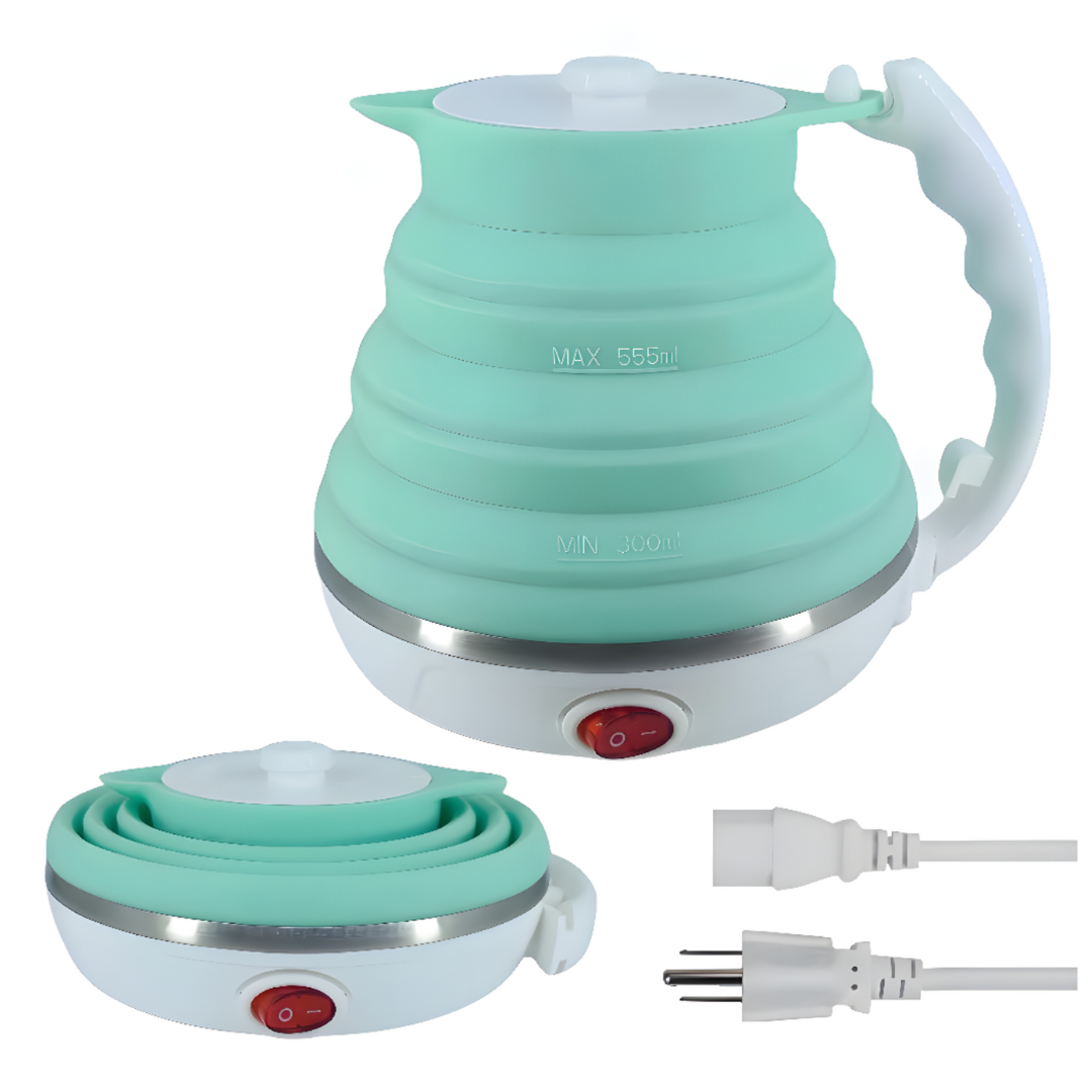 Foldable Electric Travel Kettle Portable Lightweight Compact Heating Cup