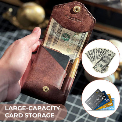 The Conan Compact Leather Wallet Slim Durable Design