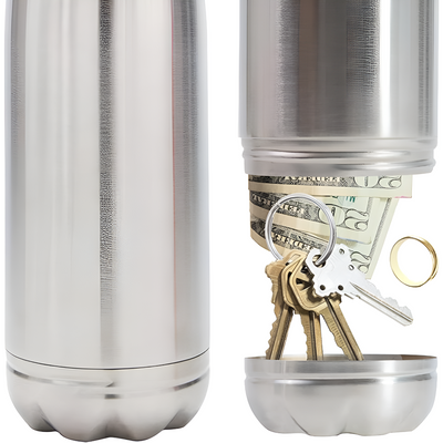 Discreet Storage Bottle With Hidden Compartment For Drinks
