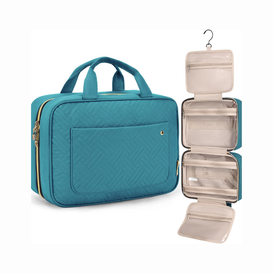 Toiletry Travel Bag Organizer Compact Waterproof Toiletry Storage Case