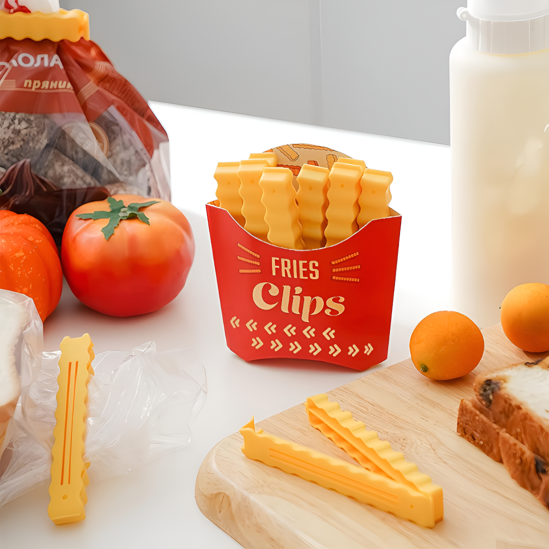 Chip Bag Clips Set For Secure Snack And Food Storage