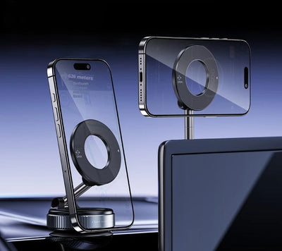 Rotating Magnetic Car Phone Holder With 360 Degree Strong Suction Cup