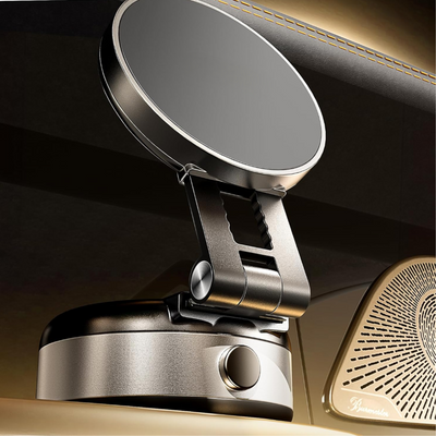 Magnetic Car Phone Holder With 360 Degree Rotation And Strong Grip