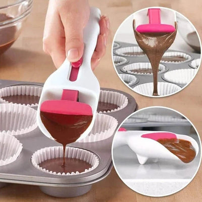 Cupcake Scoop Stainless Steel Ice Cream Cookie Dessert Scoop