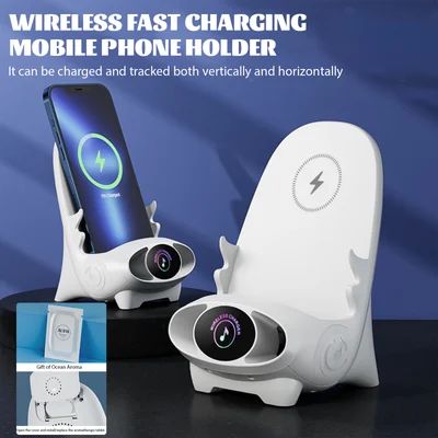 Mini Chair Wireless Phone Charger Multifunctional Phone Holder