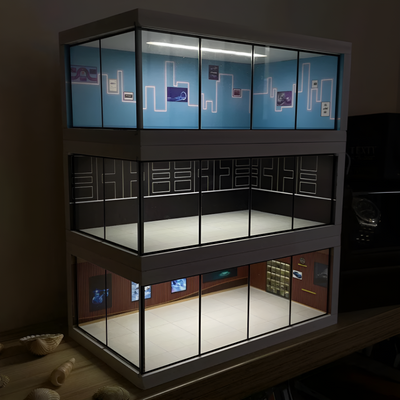 Miniature Car Showroom Display Case For 124 143 164 Models