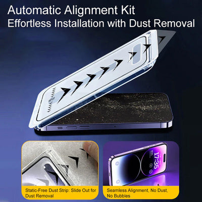 Silk Screen Tempered Screen Protector Dust-Free Clear Film