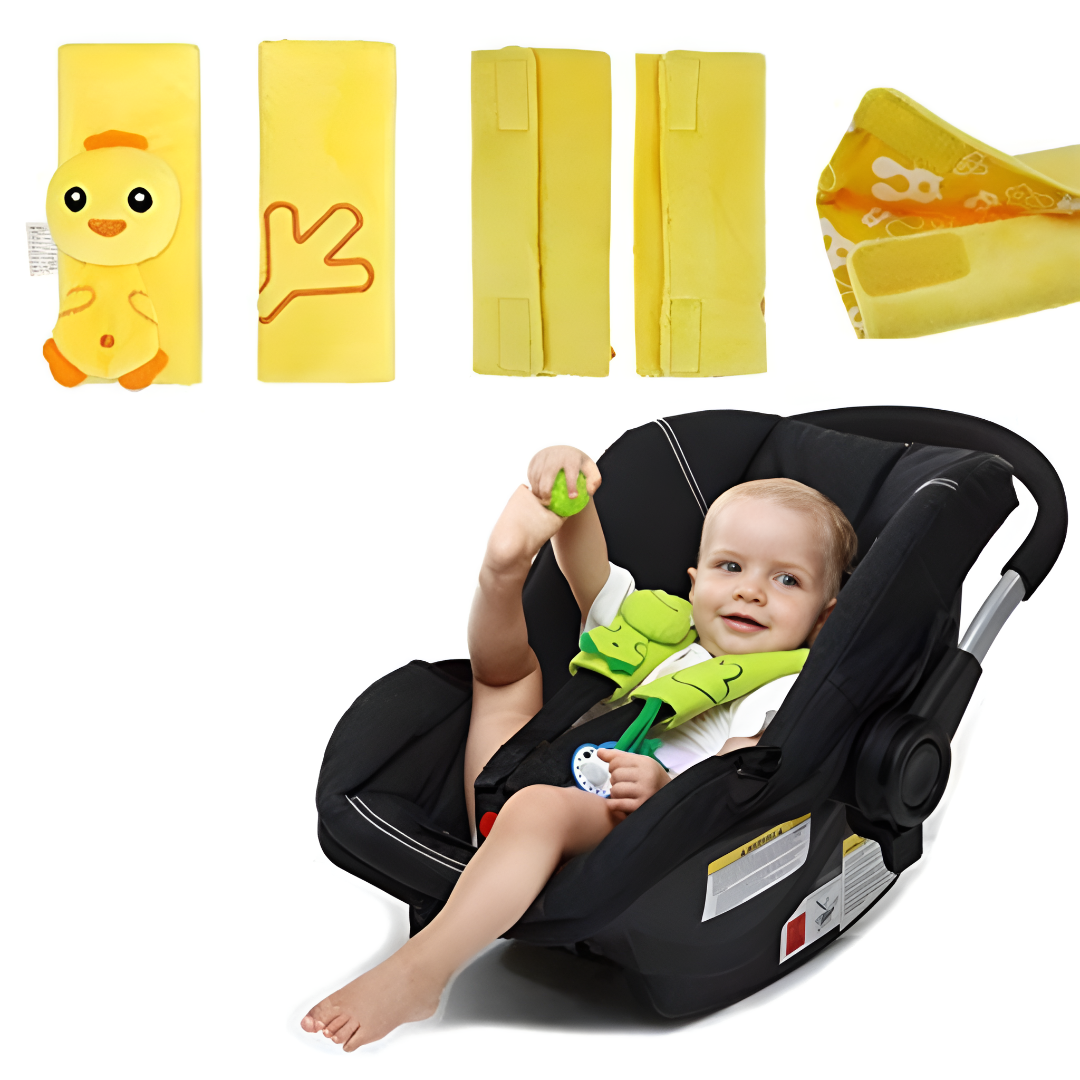 Soft Car Seat Strap Covers Comfortable Kids Safety Padding