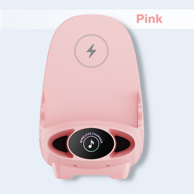 Mini Chair Wireless Fast Charger Phone Holder Multifunctional Design
