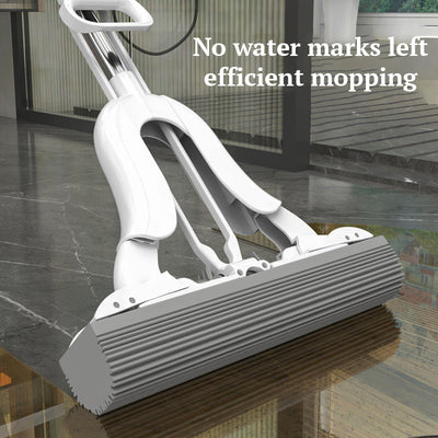 Folding Sponge Mop With Hand-Washable Collodion Head