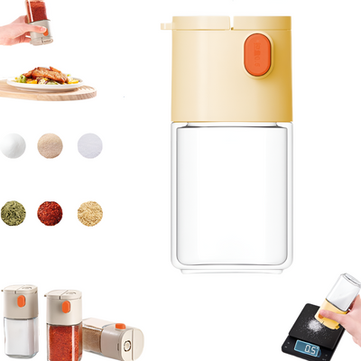 Push Button Salt And Pepper Dispenser Bottle For Easy Seasoning