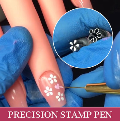 Nail Stamp Pen Precision Tool For Creative Nail Art Designs