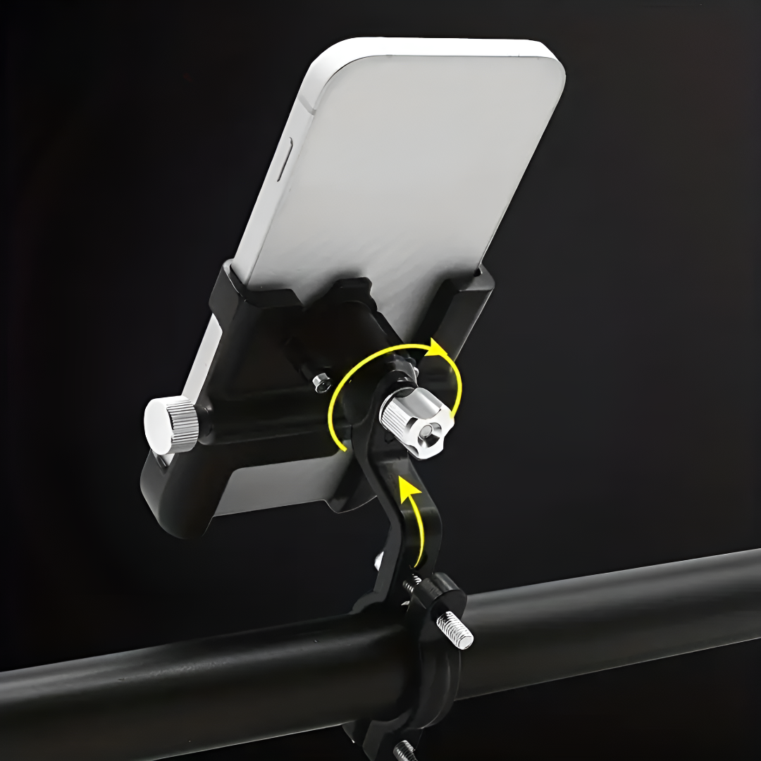 Bike Phone Holder With 360 Degree Rotation For Secure Mounting