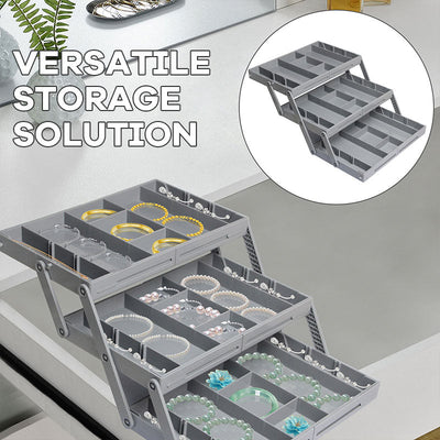 Folding Drawer Storage Box Organizer Space Saving Practical Design