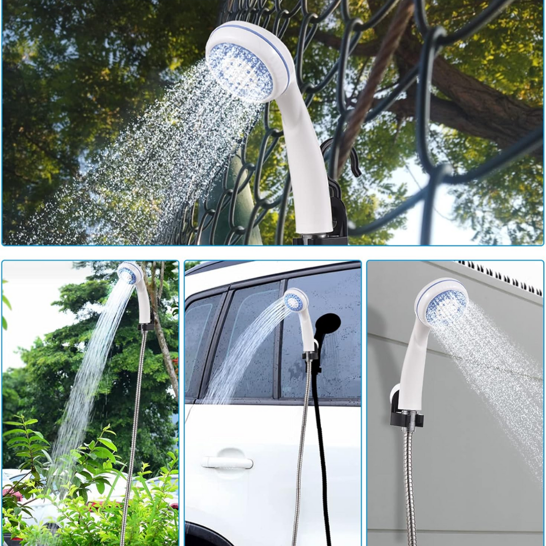 Rechargeable Portable Camping Shower Pump For Outdoor Use