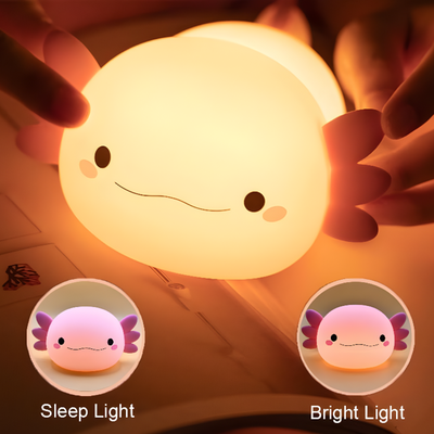 Axolotl Night Light Soft Squishy Decorative Kids Lamp
