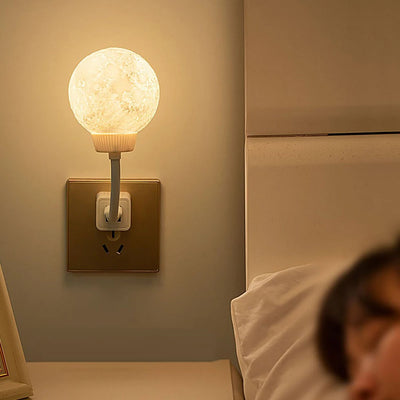 USB Moon Night Light Plug-in Voice Controlled With 3 Lighting Modes