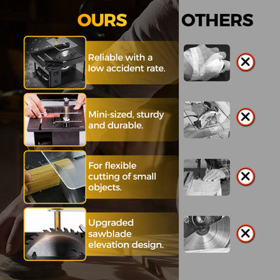 Multi-functional Mini Precision Table Saw For Accurate Cutting