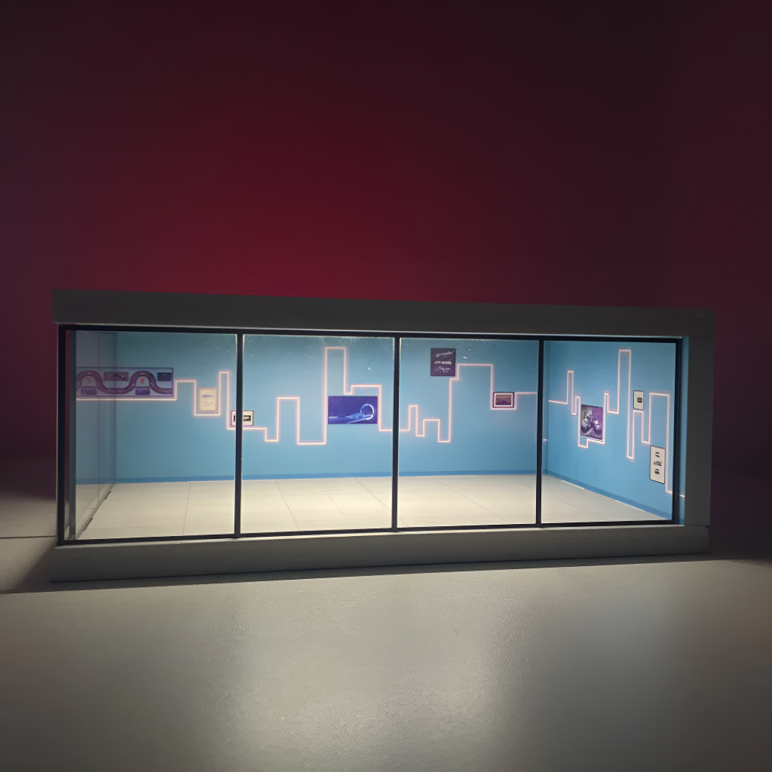 Miniature Car Showroom Display Case For 124 143 164 Models