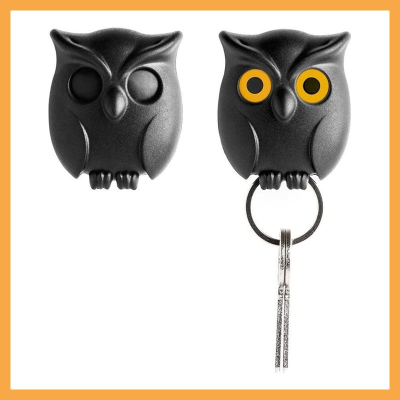 Owl Keychain Organizer Cute Entrance Decorative Holder