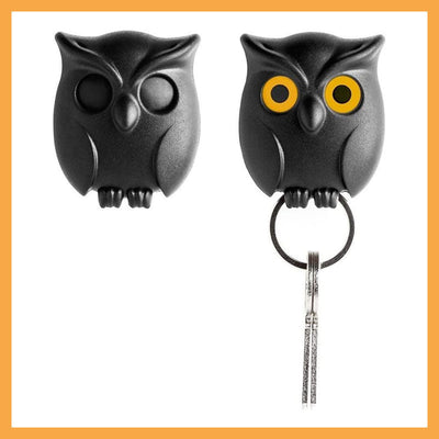 Owl Keychain Organizer Cute Entrance Decorative Holder