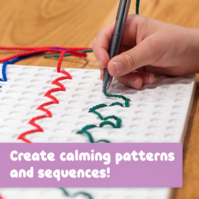 Threading Board For Kids Develops Motor Skills And Coordination
