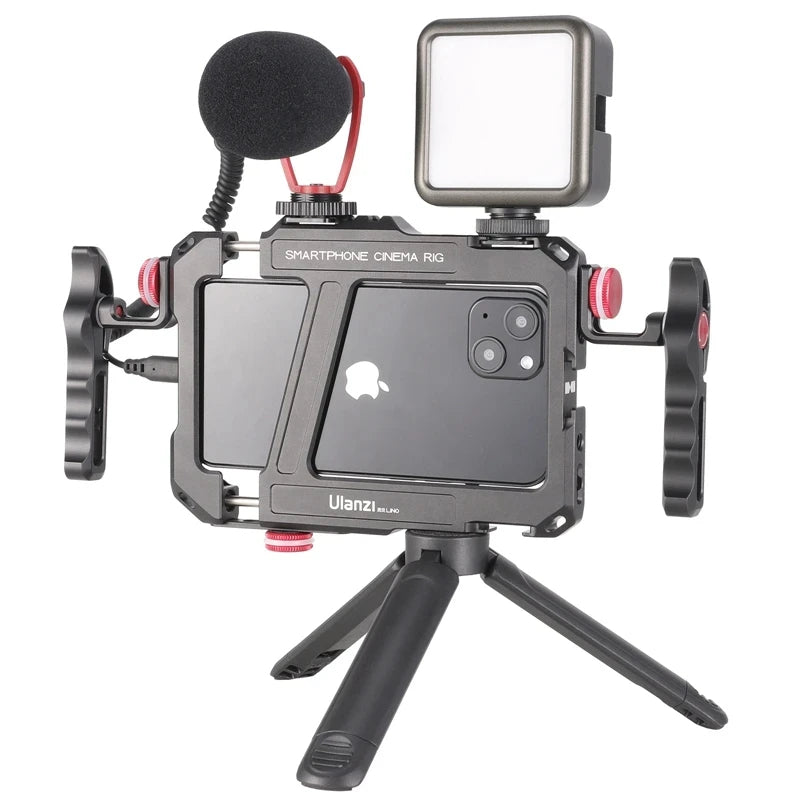 Smartphone Handle Grip For Vlogging IPhone 16 15 14 And More