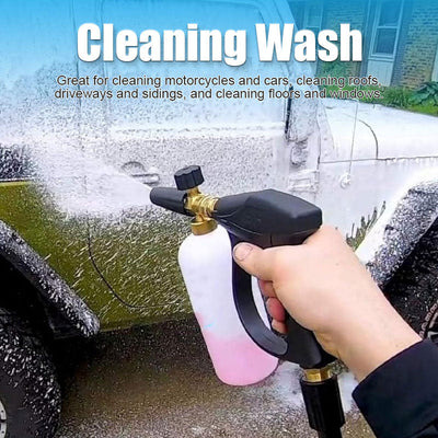 Pressure Washer Foam Gun Adapter With PA Foam Pot Attachment